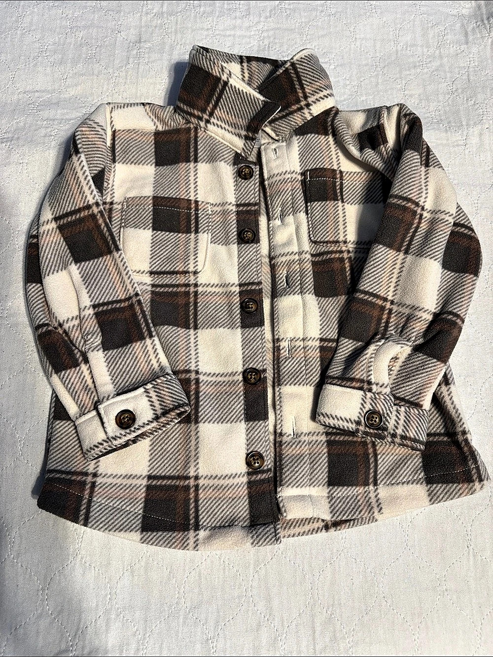 Carter's Baby Plaid Shirt & Pants Set 24M Like New